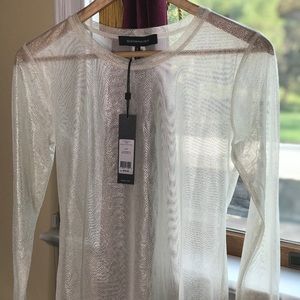 BCBG MaxAzria Sheer Top. New With Tags!